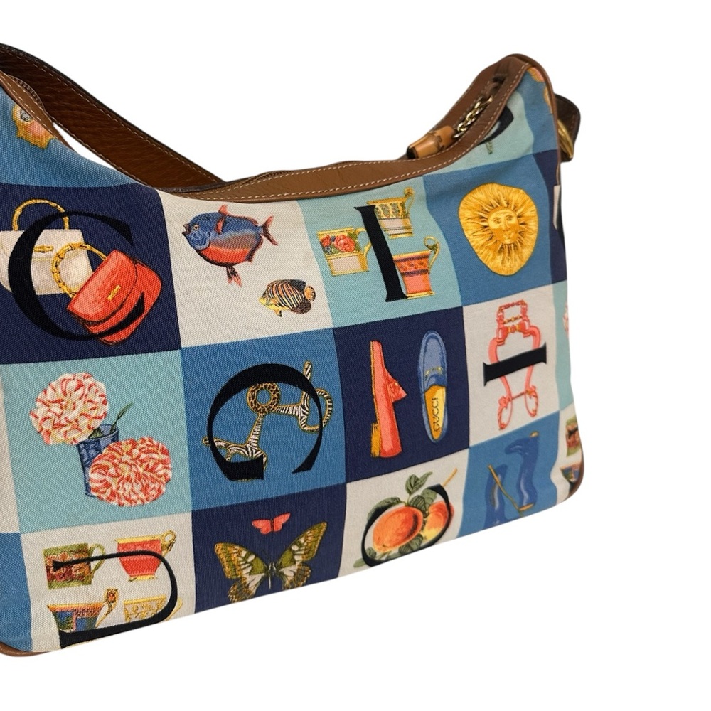 Gucci Alphabet Patchwork Shoulder Bag - image 3